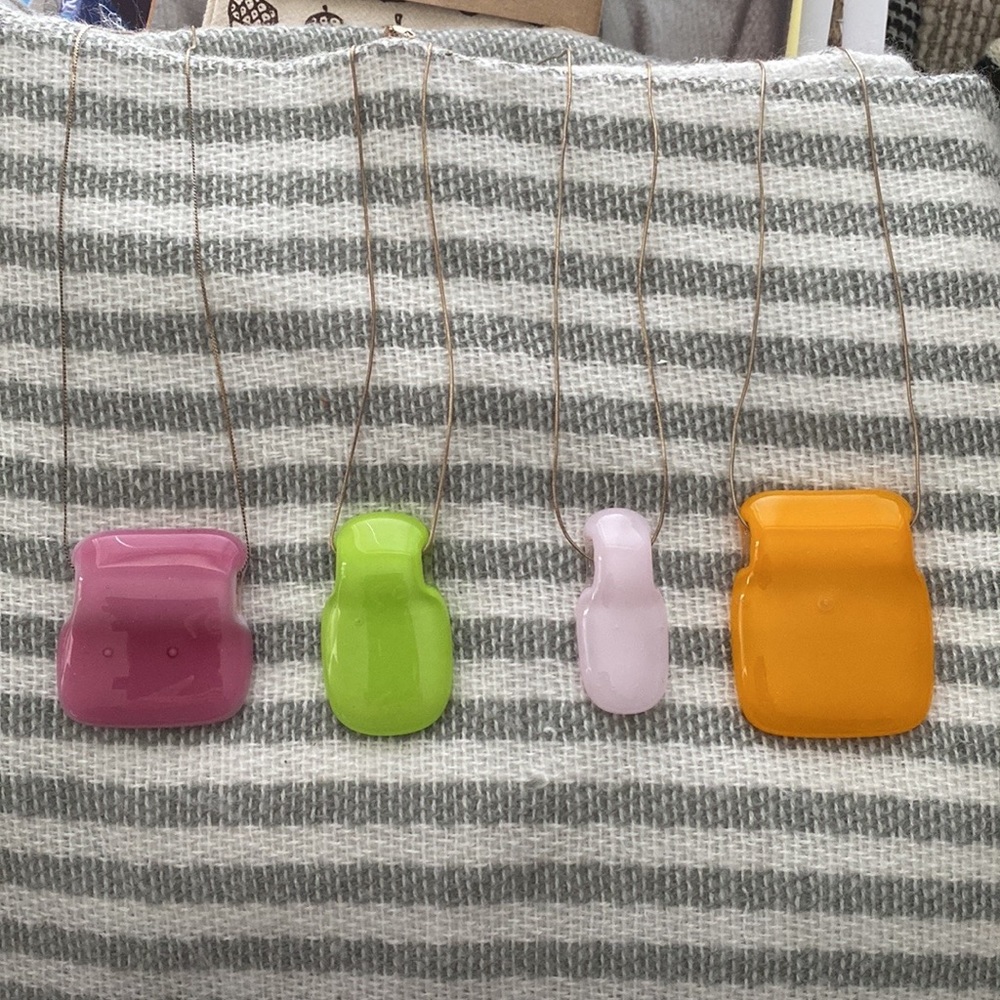 Glass Pendant Necklaces